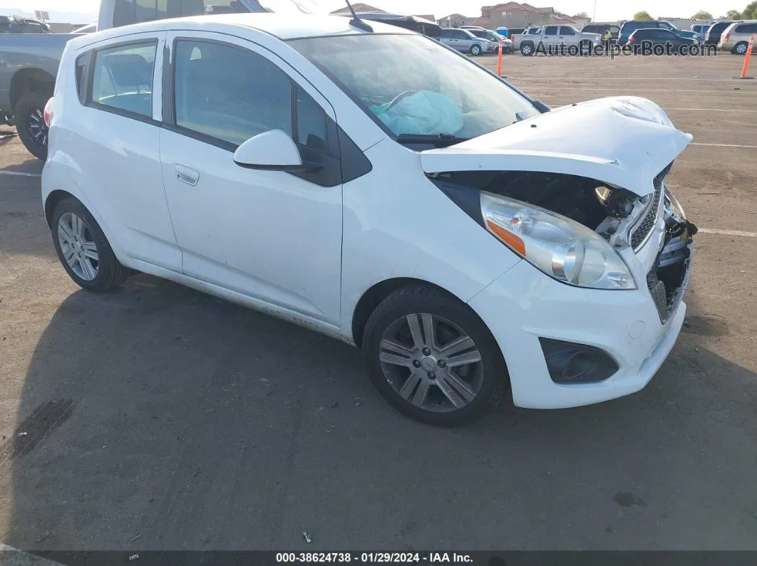 2013 Chevrolet Spark Ls Auto White vin: KL8CB6S97DC555417