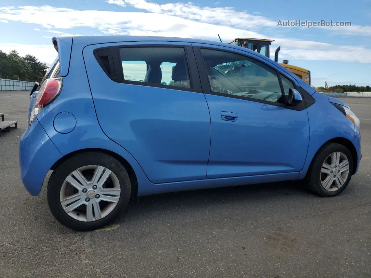 2013 Chevrolet Spark Ls Blue vin: KL8CB6S97DC595108