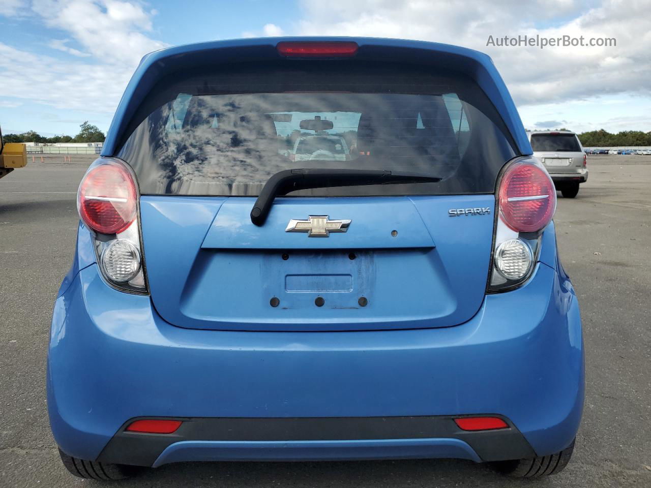 2013 Chevrolet Spark Ls Blue vin: KL8CB6S97DC595108