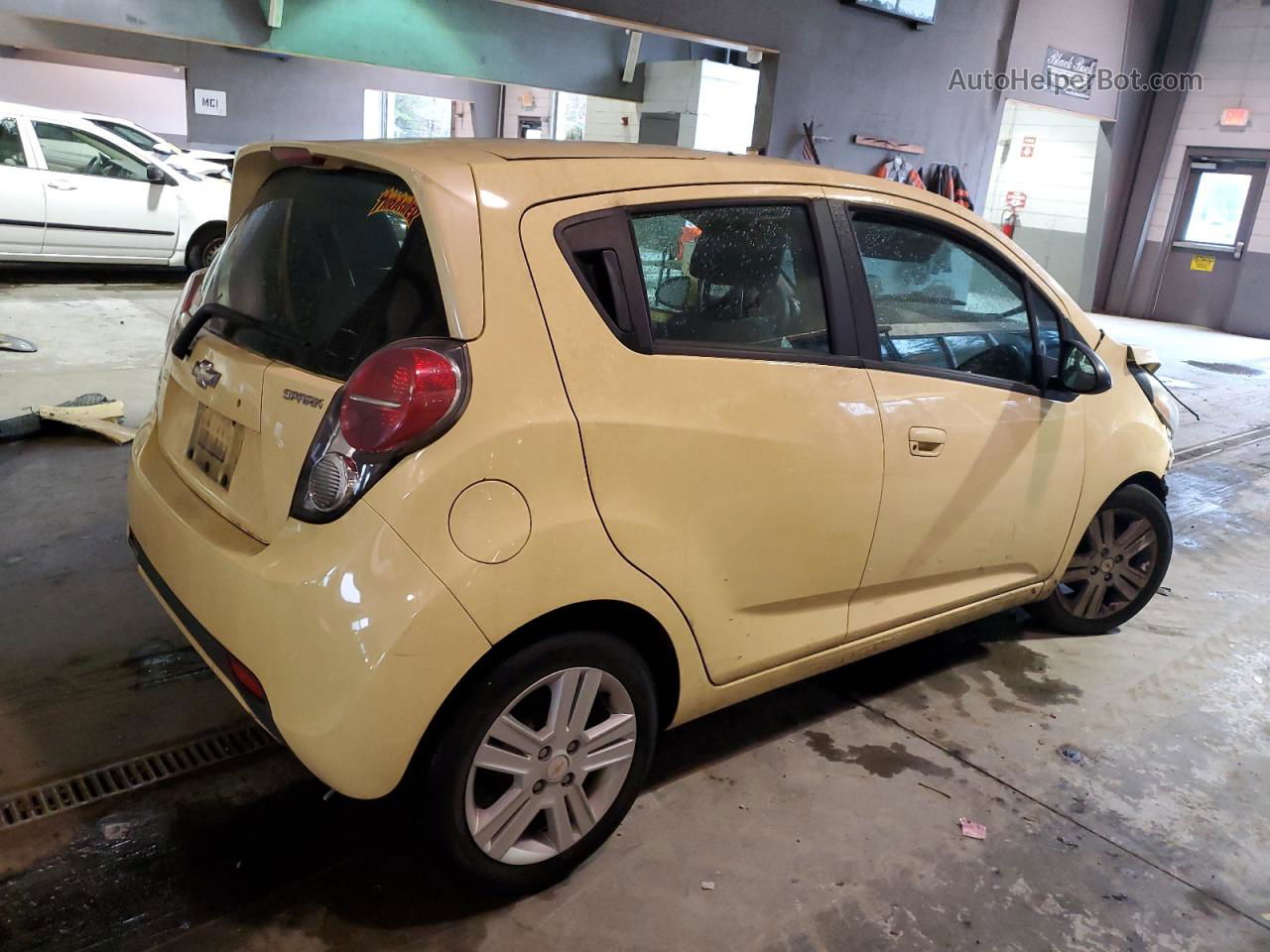 2013 Chevrolet Spark Ls Yellow vin: KL8CB6S97DC626020