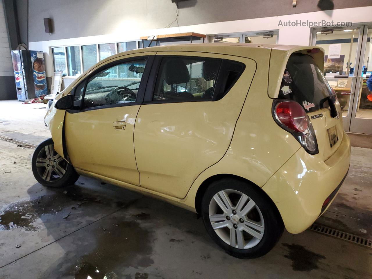 2013 Chevrolet Spark Ls Yellow vin: KL8CB6S97DC626020