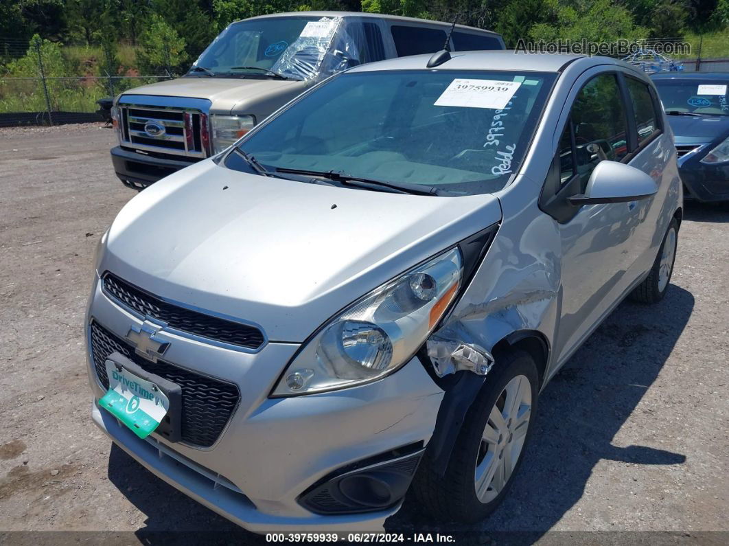 2015 Chevrolet Spark Ls Cvt Silver vin: KL8CB6S97FC745737