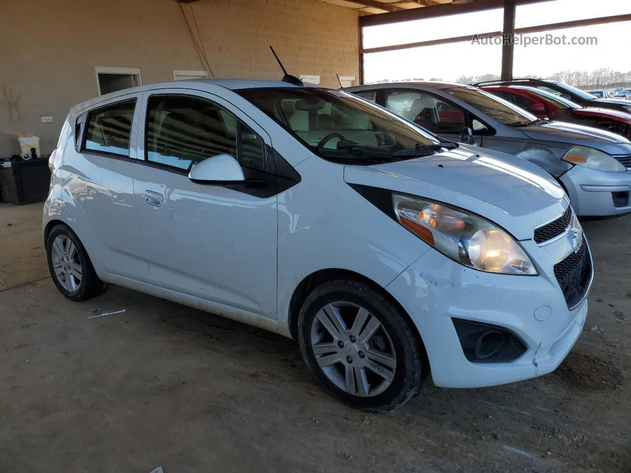 2015 Chevrolet Spark Ls White vin: KL8CB6S97FC798373