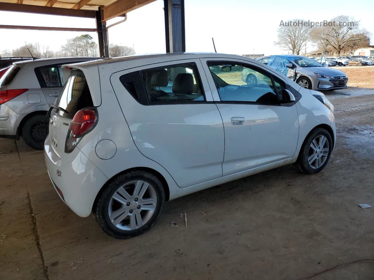 2015 Chevrolet Spark Ls White vin: KL8CB6S97FC798373