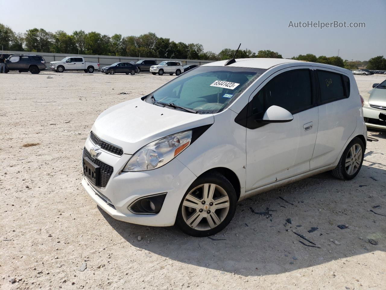 2015 Chevrolet Spark Ls White vin: KL8CB6S98FC796048