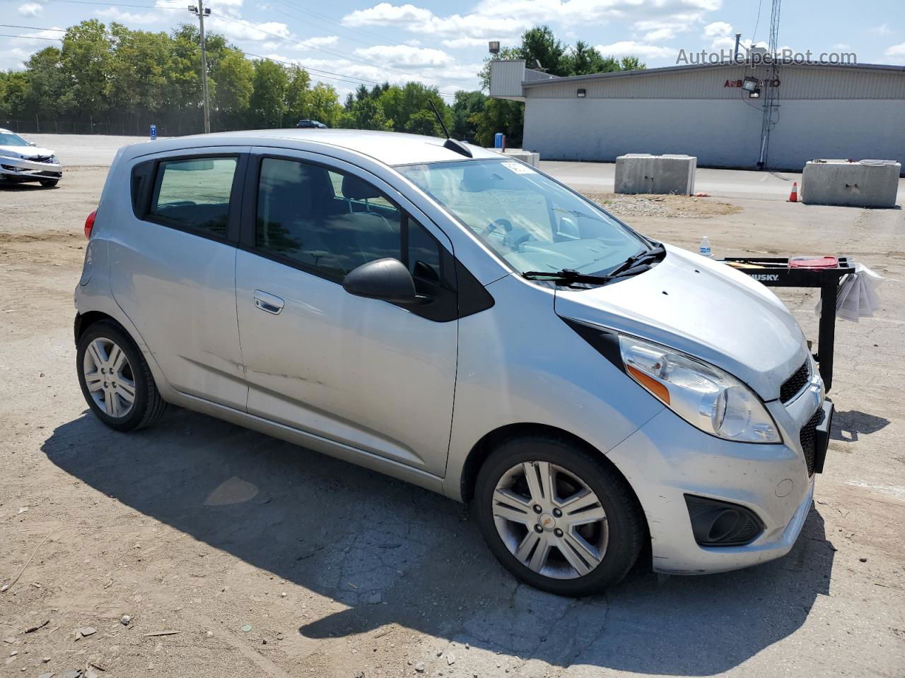 2015 Chevrolet Spark Ls Silver vin: KL8CB6S98FC809185