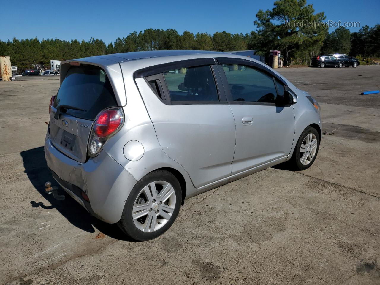 2015 Chevrolet Spark Ls Silver vin: KL8CB6S98FC811759