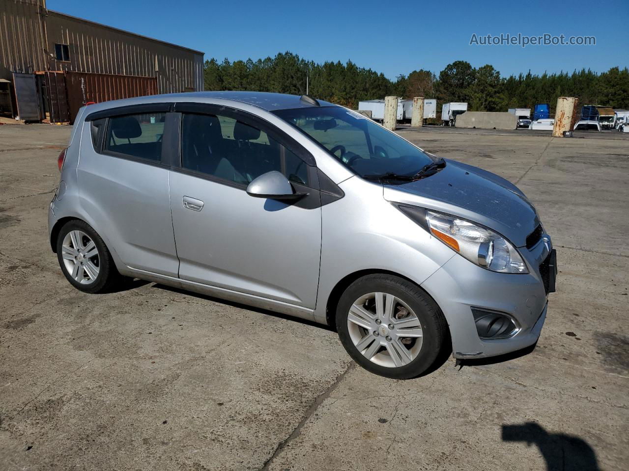 2015 Chevrolet Spark Ls Silver vin: KL8CB6S98FC811759