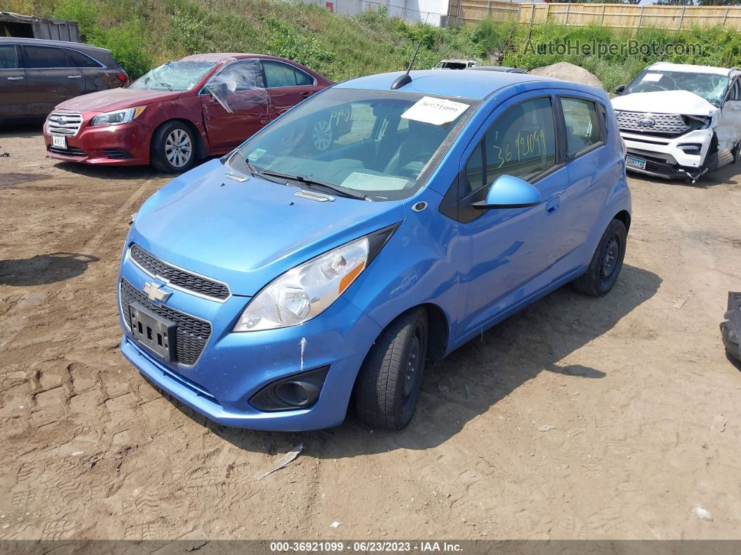 2015 Chevrolet Spark Ls Blue vin: KL8CB6S99FC739471