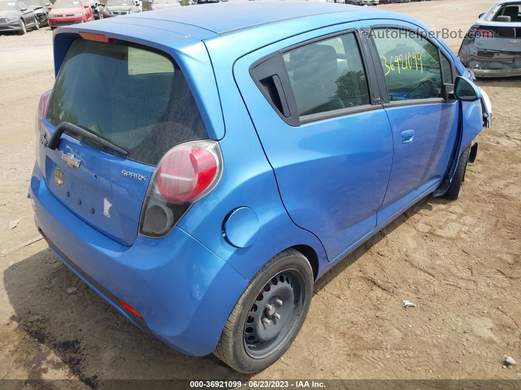 2015 Chevrolet Spark Ls Blue vin: KL8CB6S99FC739471