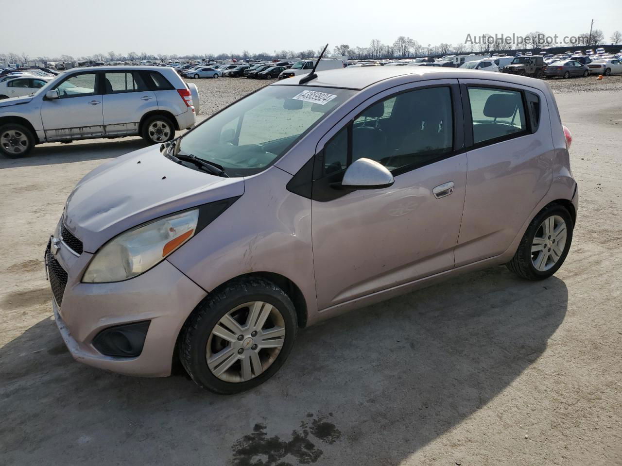 2013 Chevrolet Spark Ls Розовый vin: KL8CB6S9XDC586693