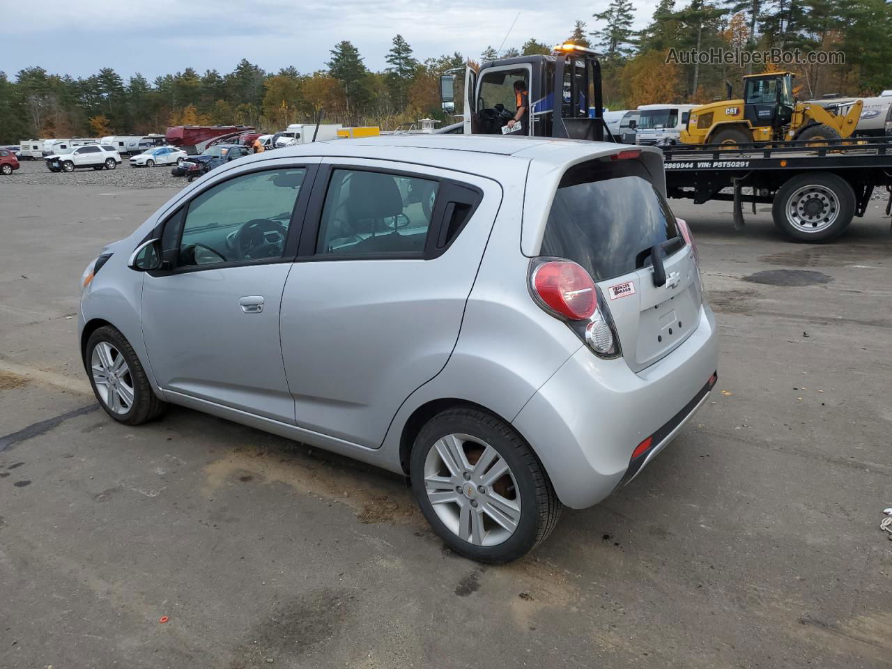 2015 Chevrolet Spark Ls Silver vin: KL8CB6S9XFC732805