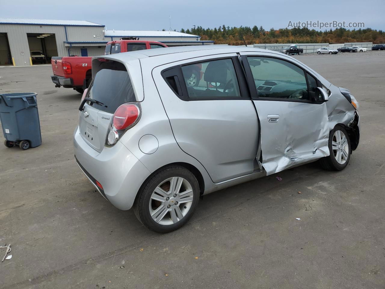 2015 Chevrolet Spark Ls Silver vin: KL8CB6S9XFC732805