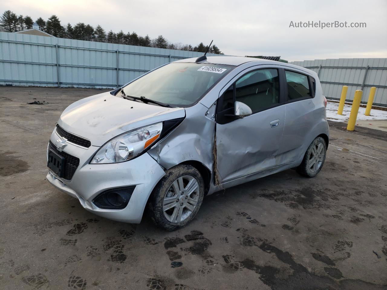 2015 Chevrolet Spark Ls Silver vin: KL8CB6S9XFC732805