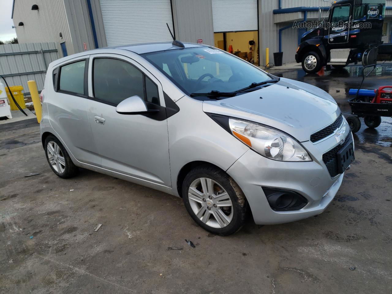 2015 Chevrolet Spark Ls Silver vin: KL8CB6S9XFC732805