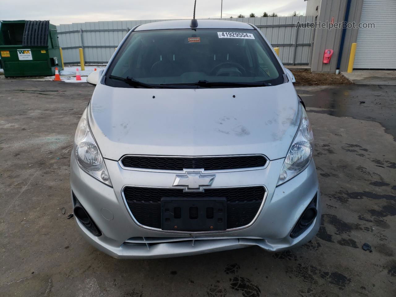 2015 Chevrolet Spark Ls Silver vin: KL8CB6S9XFC732805