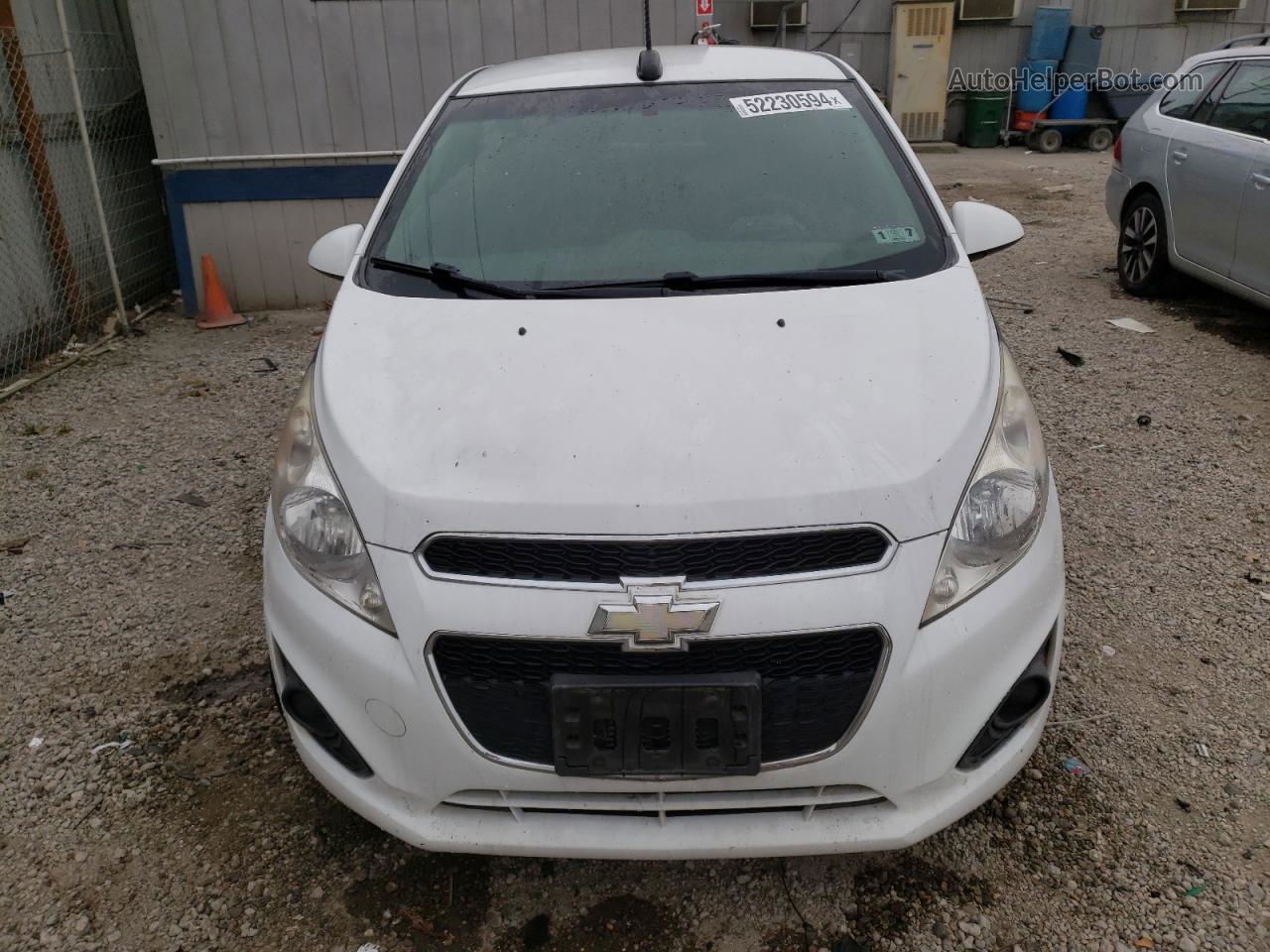 2015 Chevrolet Spark Ls White vin: KL8CB6S9XFC733100