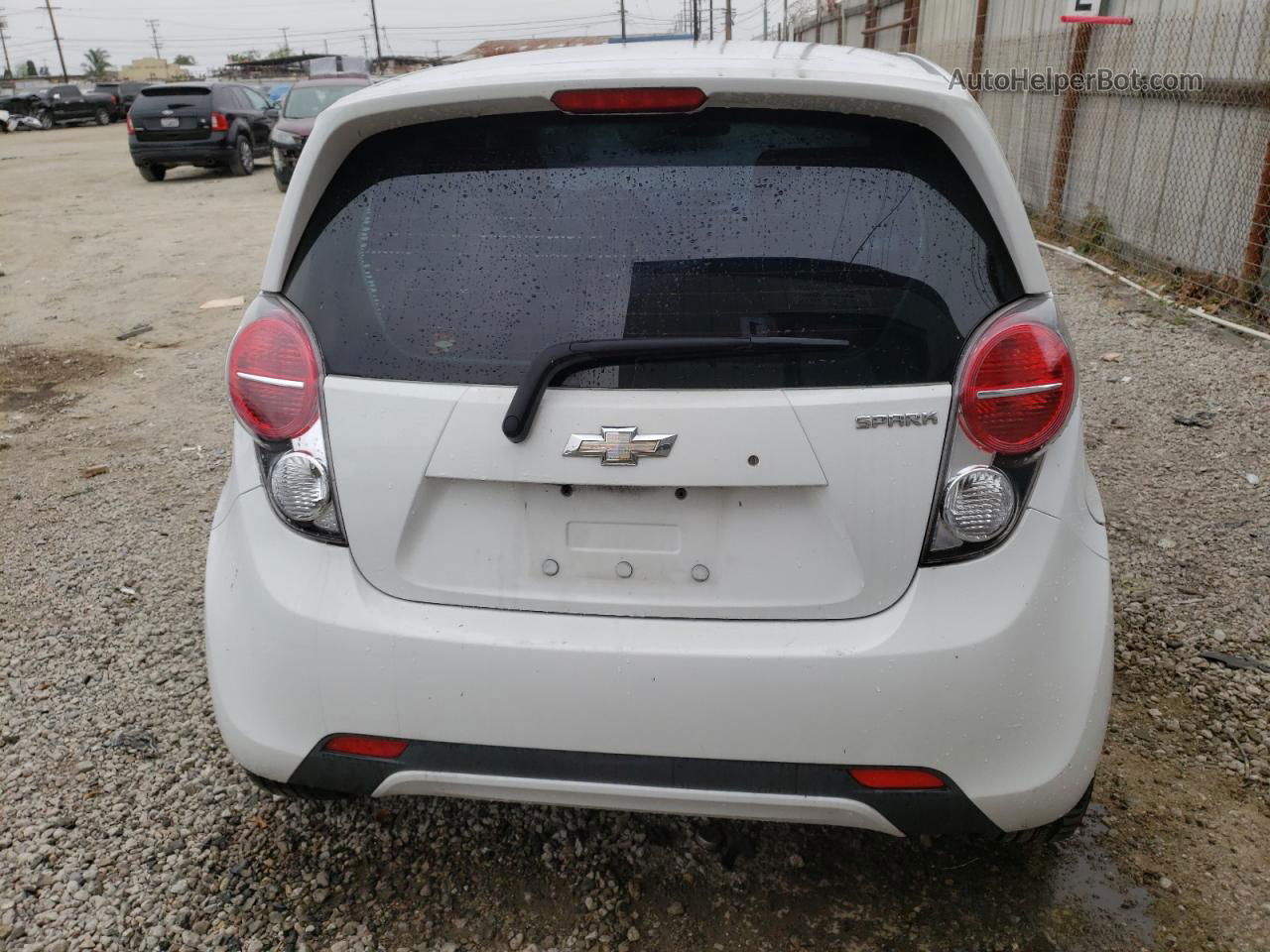 2015 Chevrolet Spark Ls White vin: KL8CB6S9XFC733100