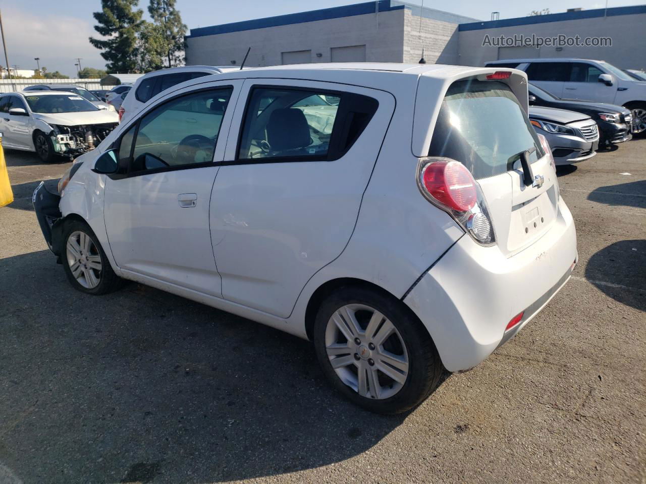 2015 Chevrolet Spark Ls White vin: KL8CB6S9XFC806742