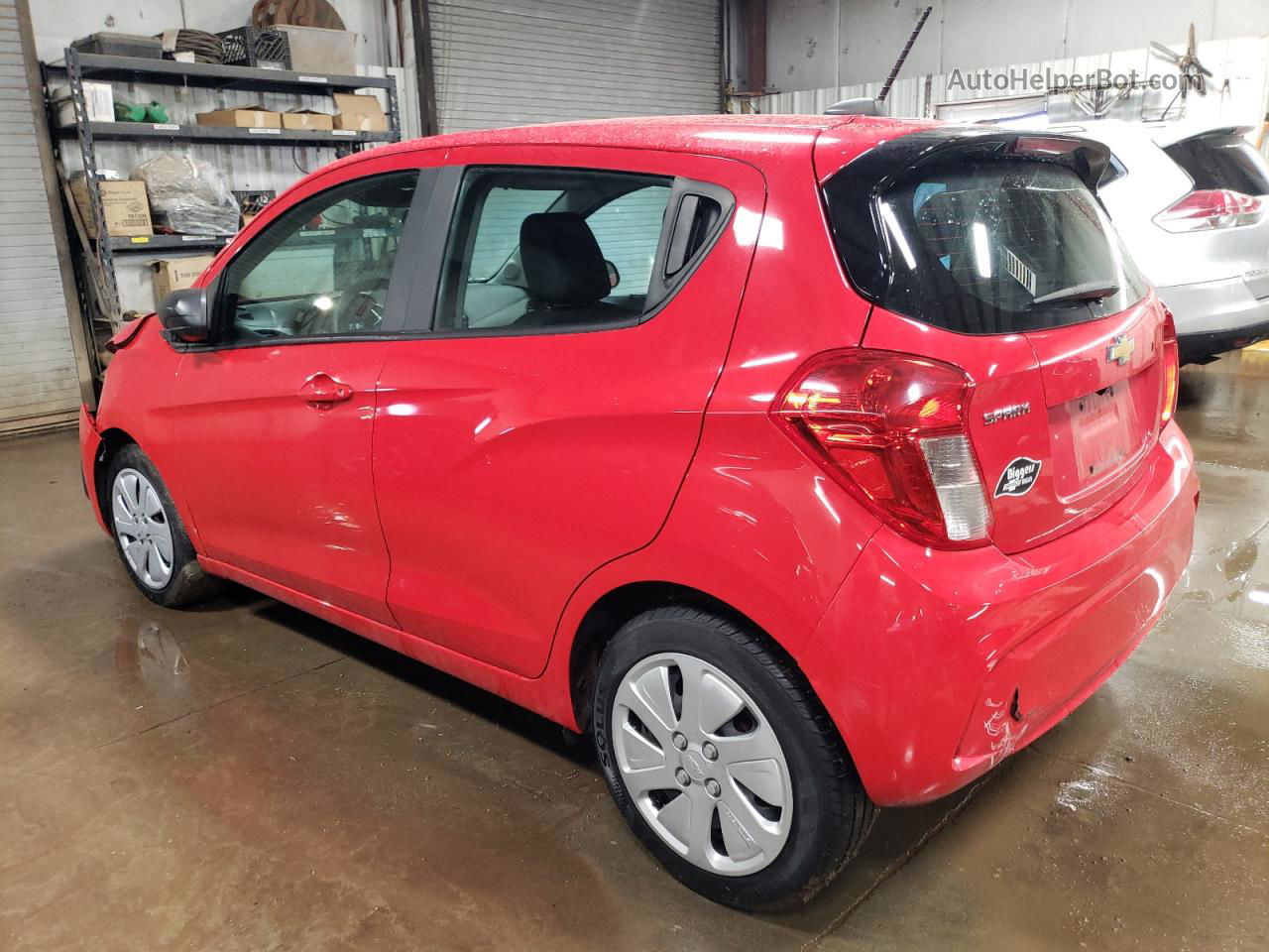 2017 Chevrolet Spark Ls Red vin: KL8CB6SA0HC735998