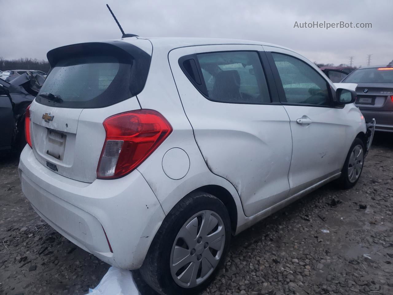 2017 Chevrolet Spark Ls White vin: KL8CB6SA0HC762487