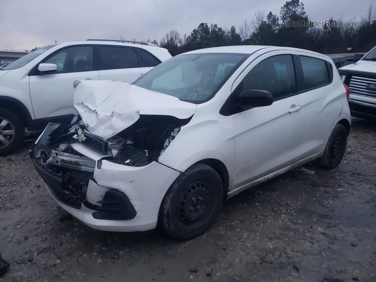 2017 Chevrolet Spark Ls White vin: KL8CB6SA0HC762487