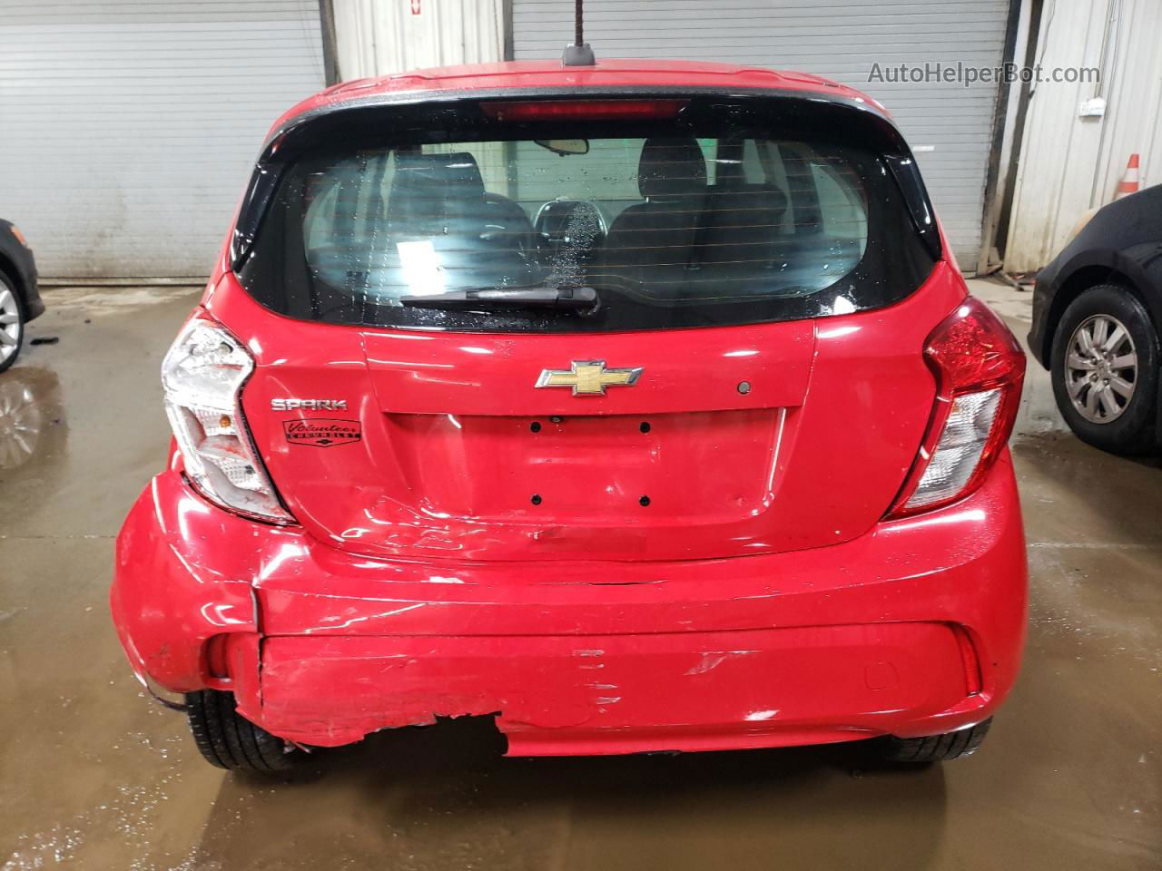 2017 Chevrolet Spark Ls Red vin: KL8CB6SA0HC776048