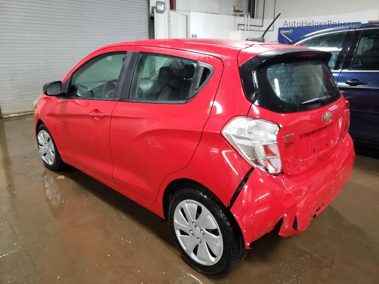 2017 Chevrolet Spark Ls Red vin: KL8CB6SA0HC776048