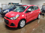 2017 Chevrolet Spark Ls Red vin: KL8CB6SA0HC776048