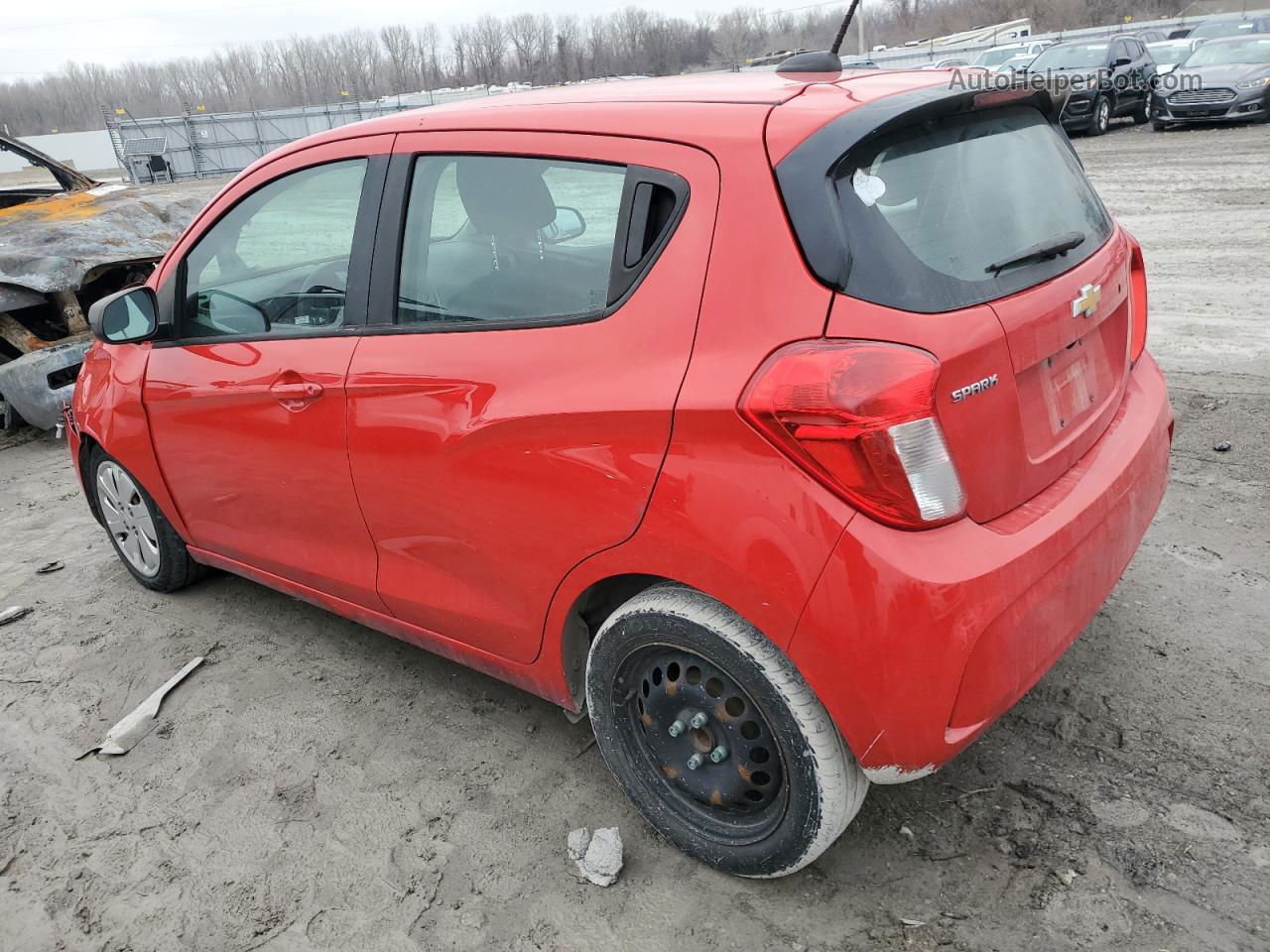 2017 Chevrolet Spark Ls Red vin: KL8CB6SA0HC819531