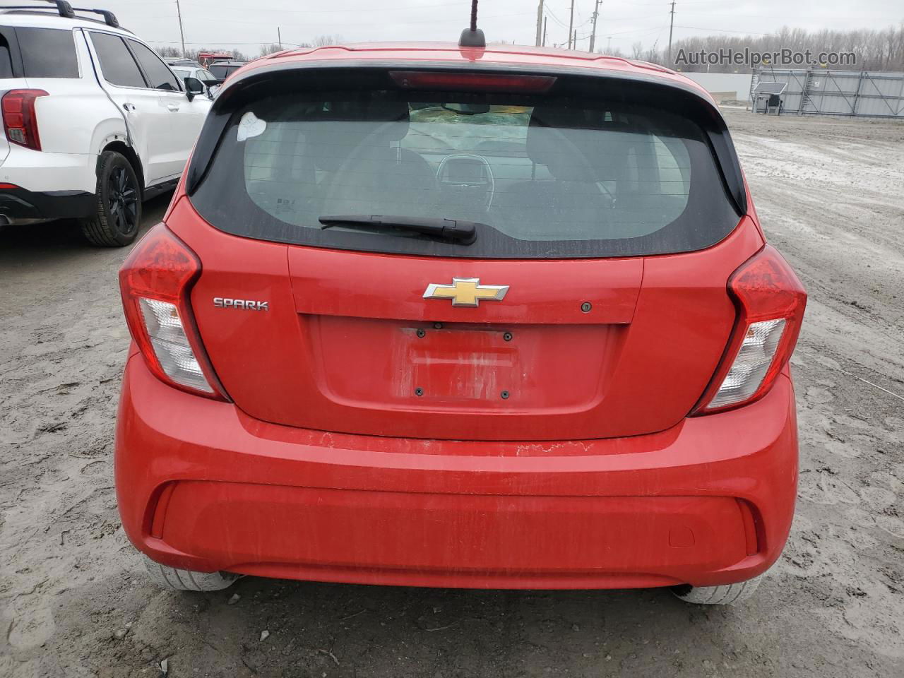 2017 Chevrolet Spark Ls Red vin: KL8CB6SA0HC819531