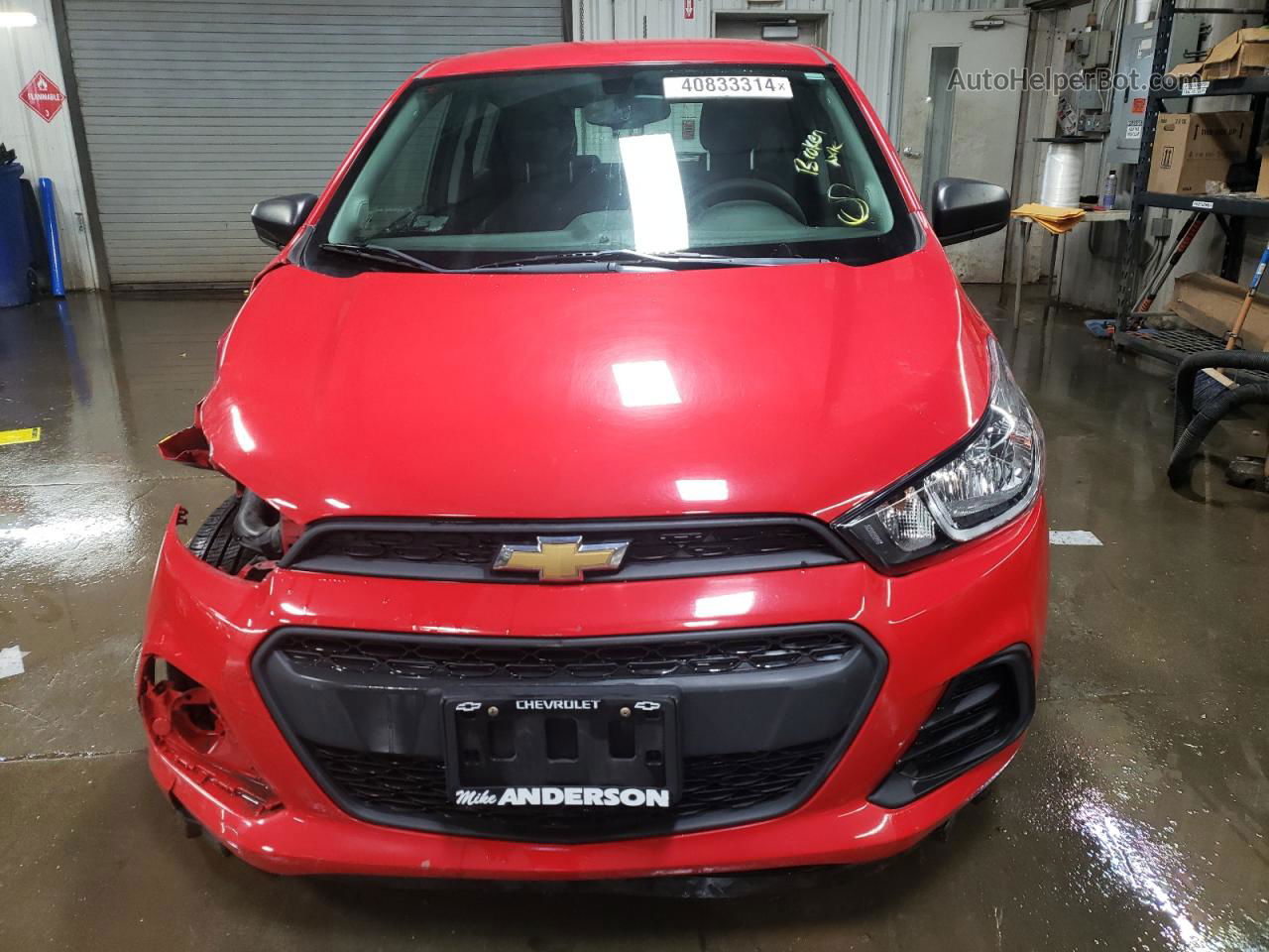 2017 Chevrolet Spark Ls Красный vin: KL8CB6SA0HC838998