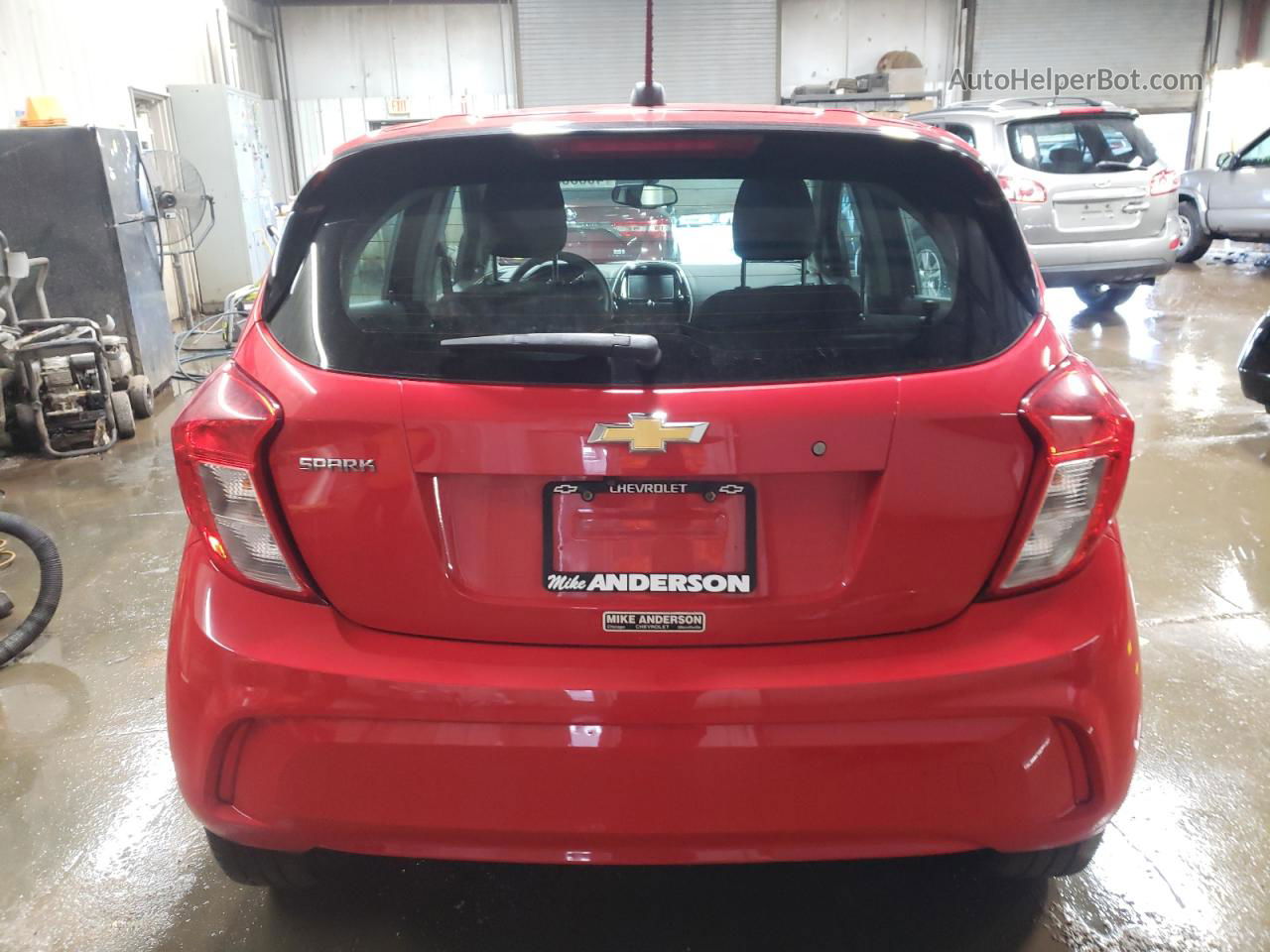 2017 Chevrolet Spark Ls Red vin: KL8CB6SA0HC838998