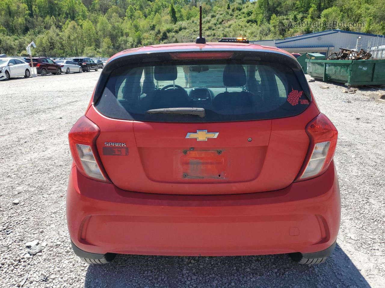 2019 Chevrolet Spark Ls Red vin: KL8CB6SA0KC702720