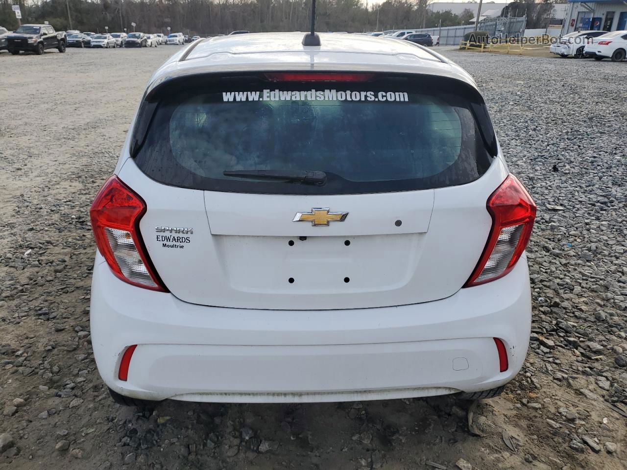 2019 Chevrolet Spark Ls White vin: KL8CB6SA0KC710509