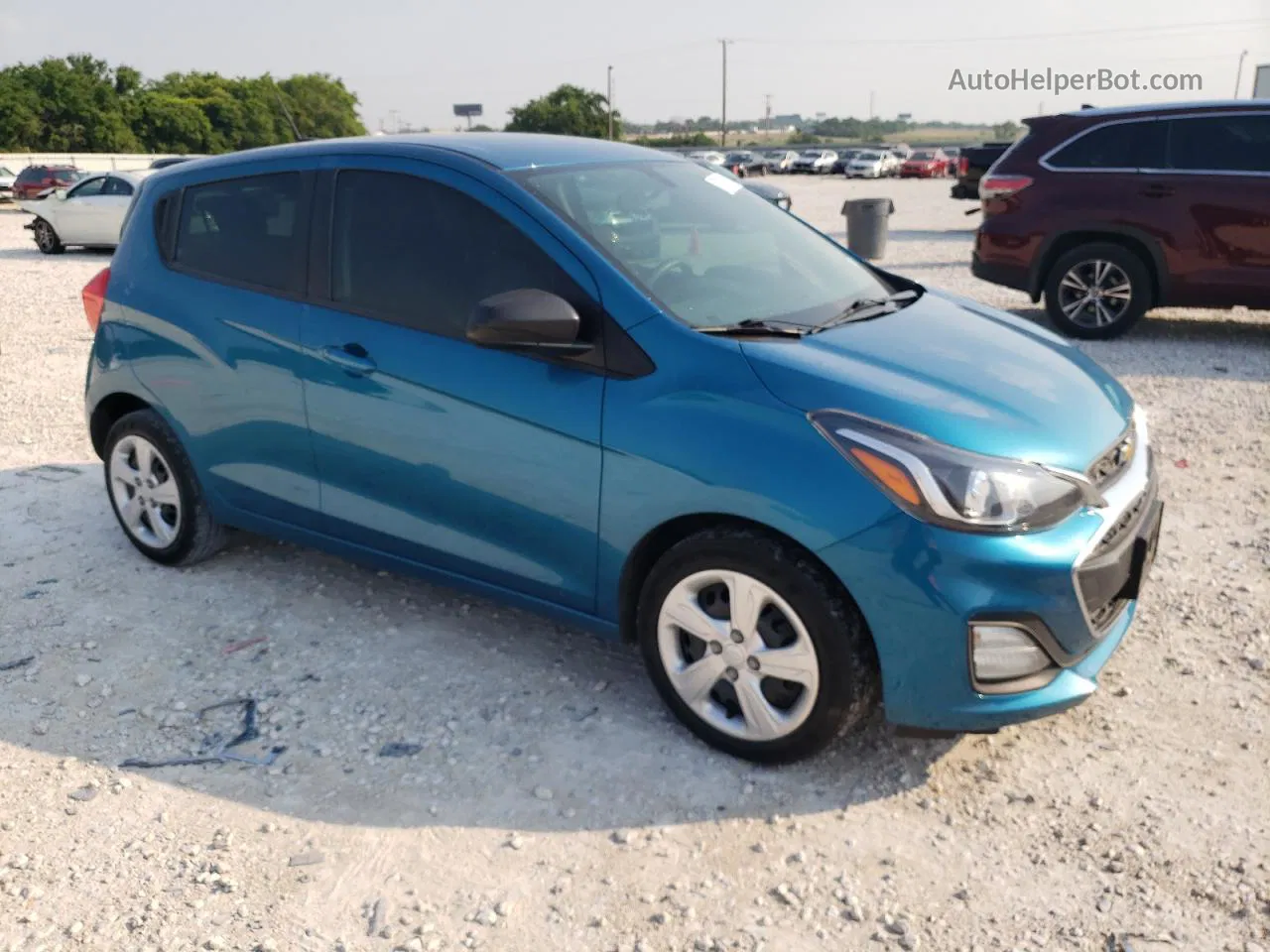 2019 Chevrolet Spark Ls Teal vin: KL8CB6SA0KC720408