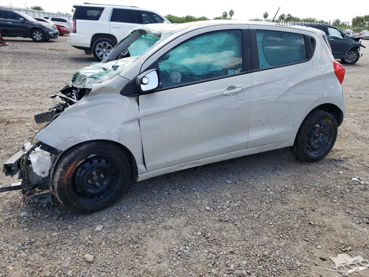 2019 Chevrolet Spark Ls Gray vin: KL8CB6SA0KC783251