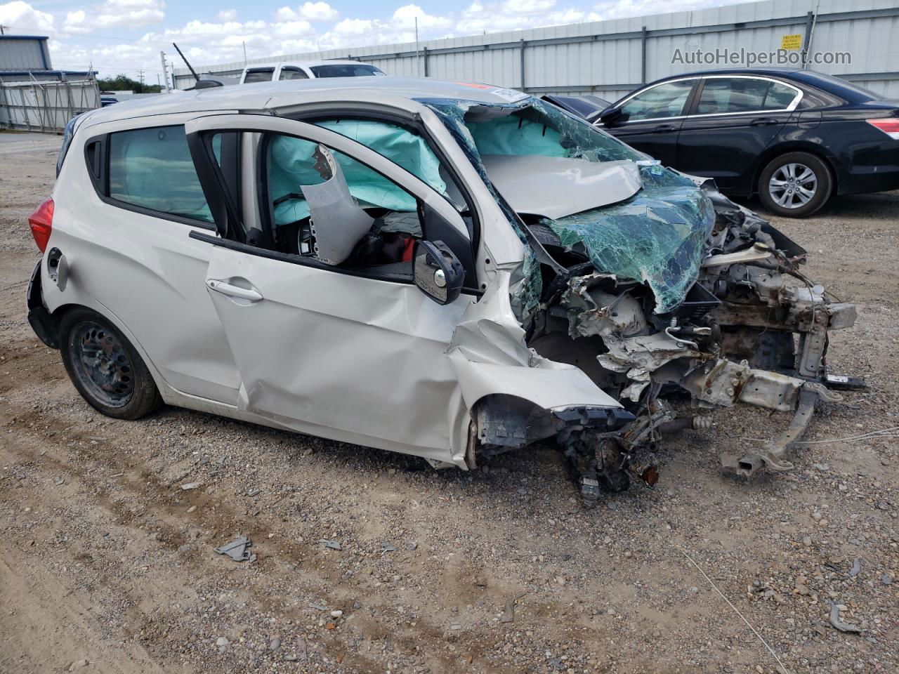 2019 Chevrolet Spark Ls Gray vin: KL8CB6SA0KC783251