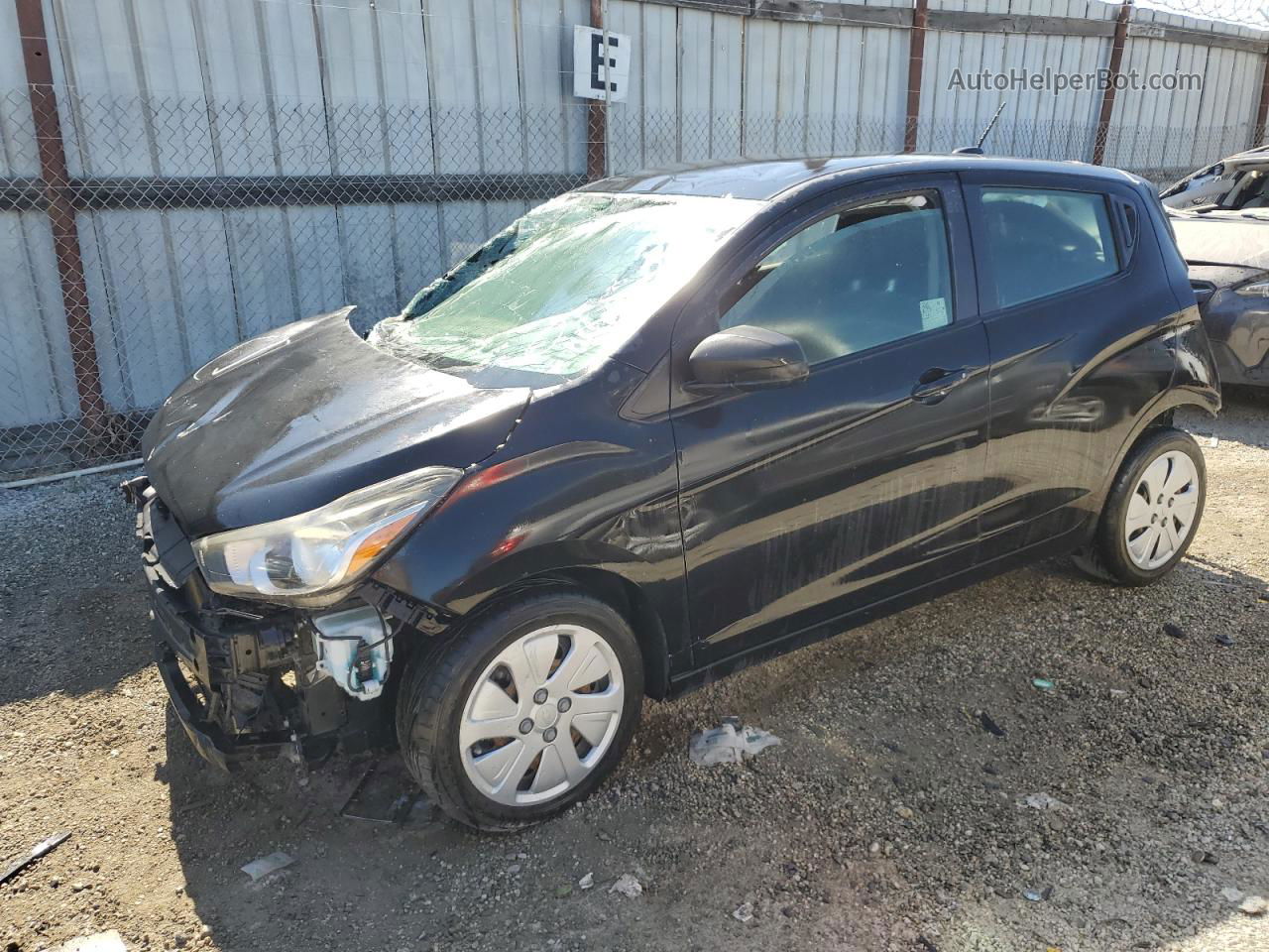 2017 Chevrolet Spark Ls Black vin: KL8CB6SA1HC743091