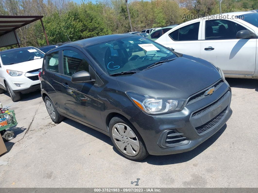 2017 Chevrolet Spark Ls Gray vin: KL8CB6SA1HC756875