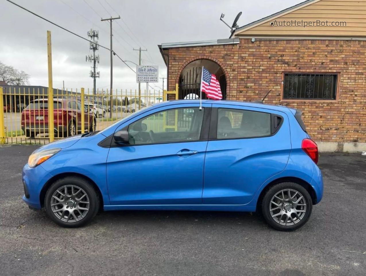 2017 Chevrolet Spark Ls Blue vin: KL8CB6SA1HC825466