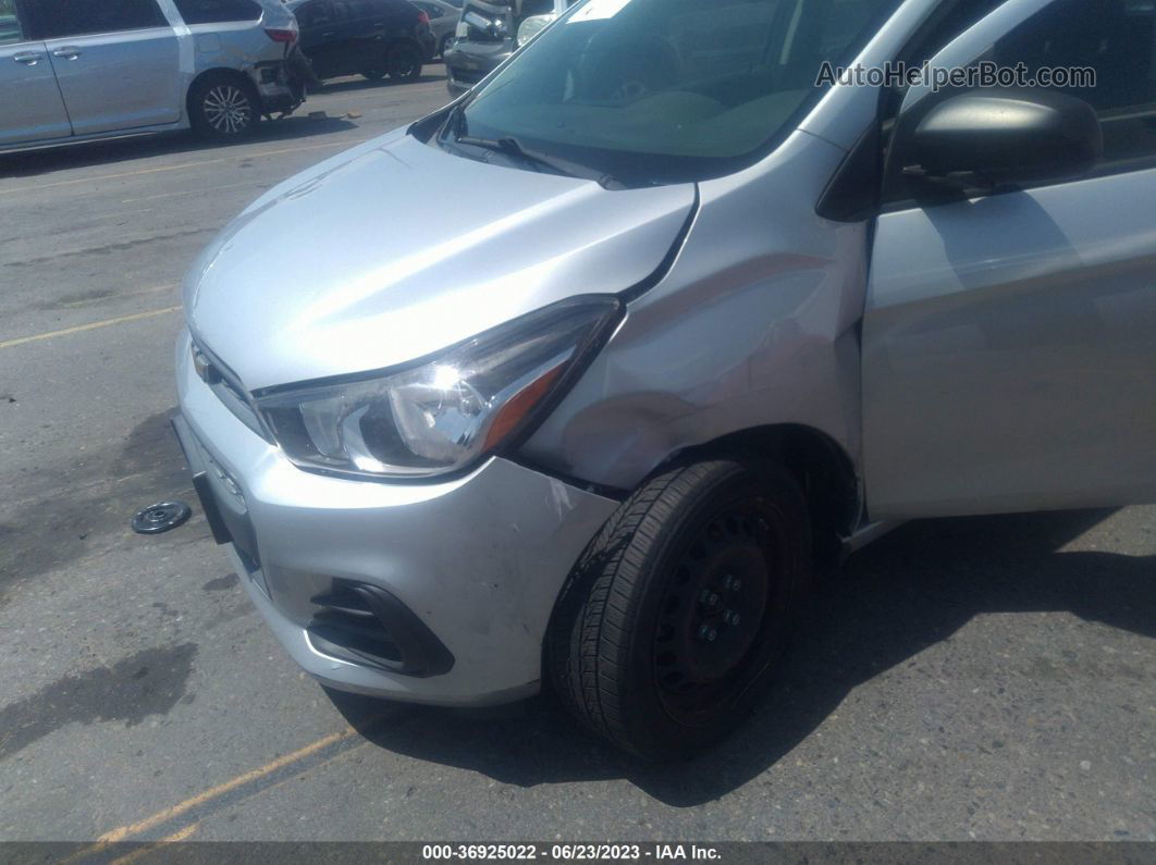 2017 Chevrolet Spark Ls Silver vin: KL8CB6SA1HC838878