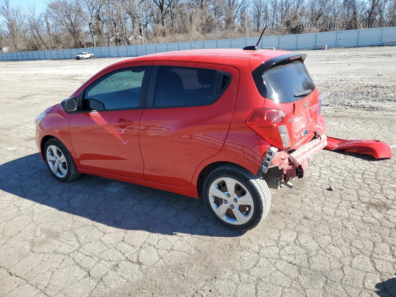 2019 Chevrolet Spark Ls Red vin: KL8CB6SA1KC717968