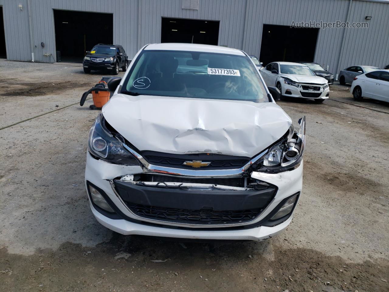 2019 Chevrolet Spark Ls White vin: KL8CB6SA1KC764756