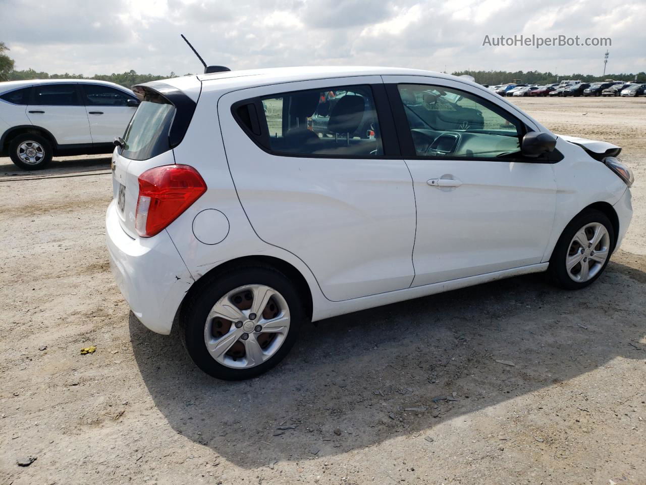 2019 Chevrolet Spark Ls White vin: KL8CB6SA1KC764756