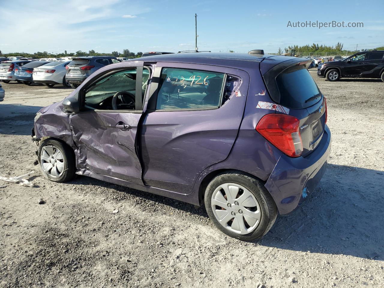 2017 Chevrolet Spark Ls Purple vin: KL8CB6SA2HC727305