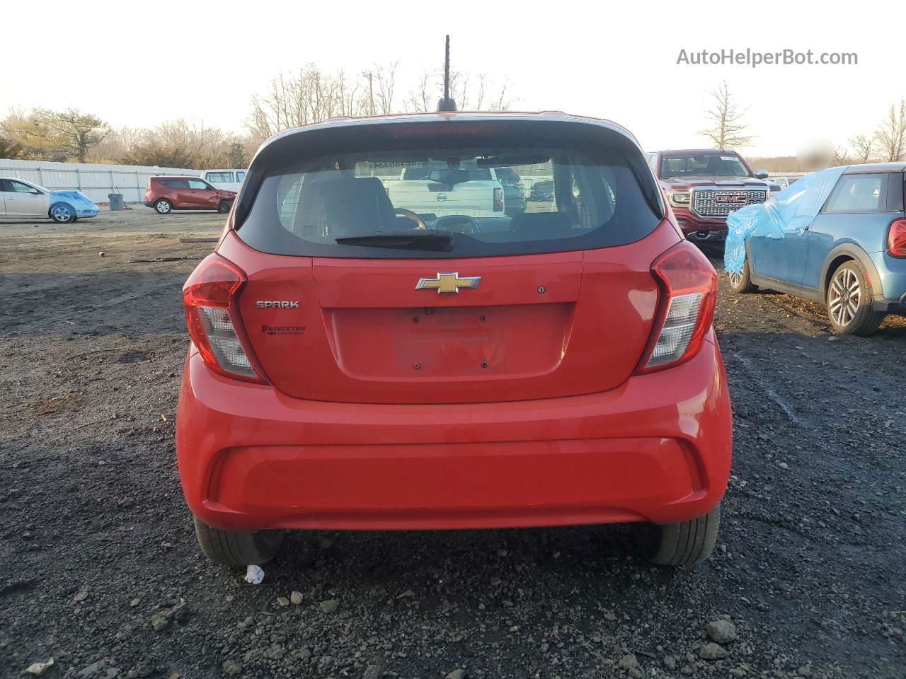 2017 Chevrolet Spark Ls Красный vin: KL8CB6SA2HC731029