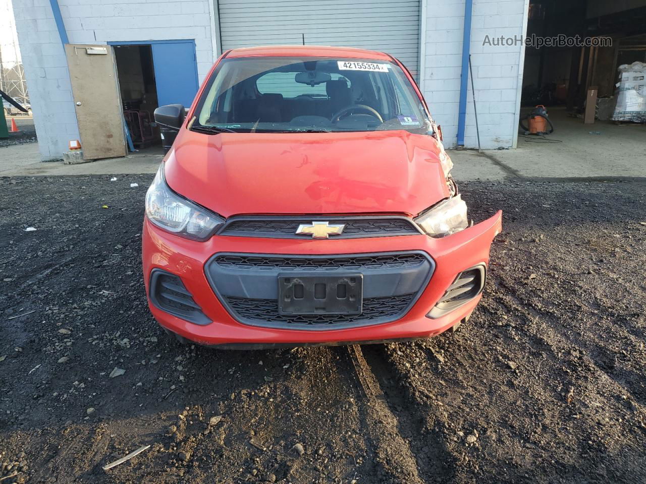 2017 Chevrolet Spark Ls Красный vin: KL8CB6SA2HC731029