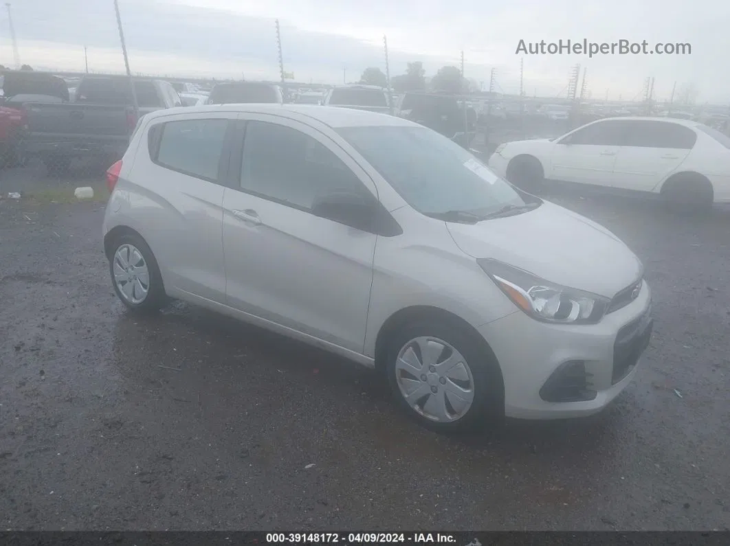 2017 Chevrolet Spark Ls Cvt Cream vin: KL8CB6SA2HC742340