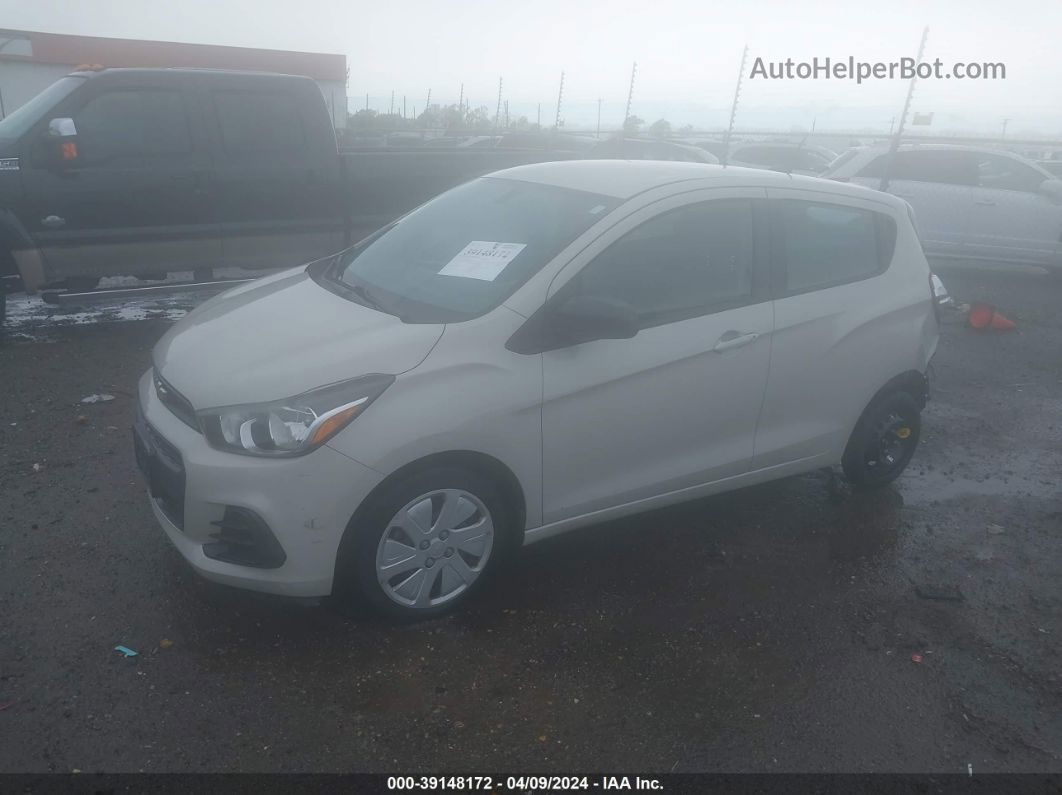 2017 Chevrolet Spark Ls Cvt Cream vin: KL8CB6SA2HC742340